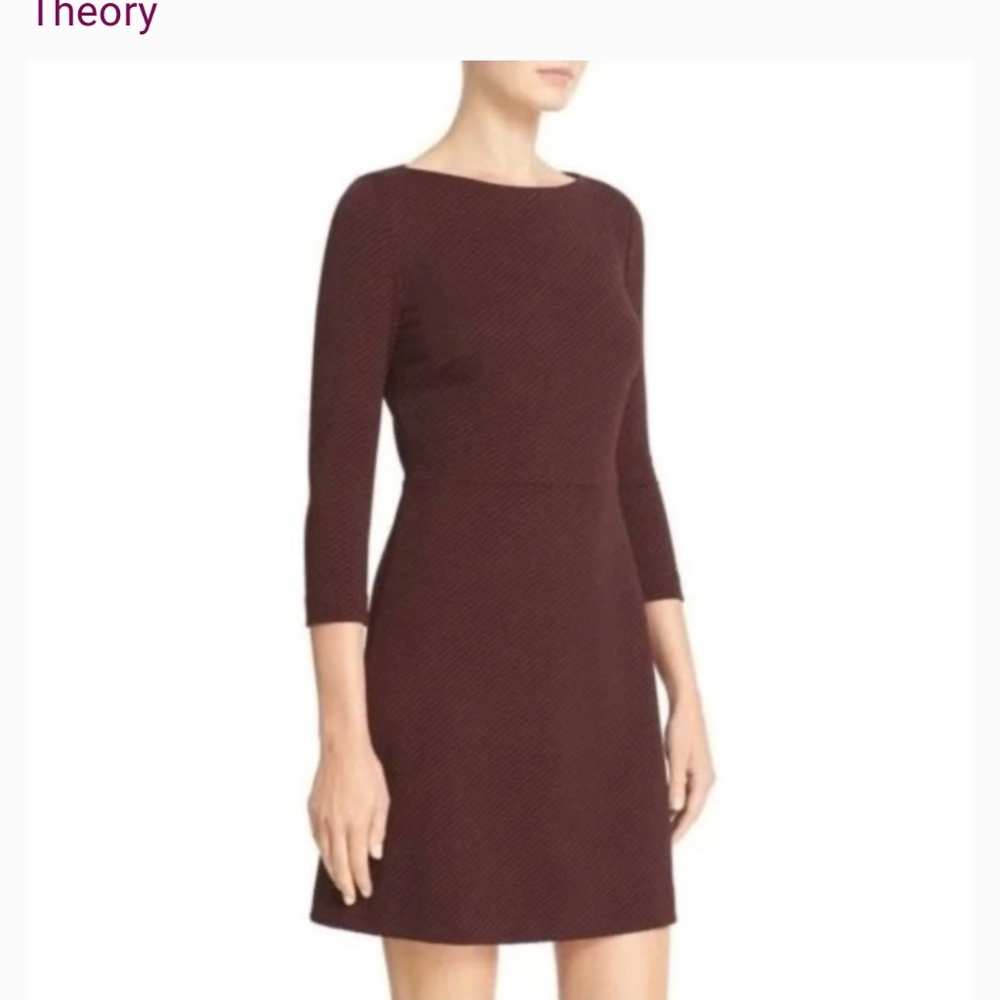 Theory Kamillina K Claymont Fit & Flare Dress Size 4